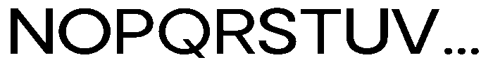 Noverion Sans Expanded Font UPPERCASE