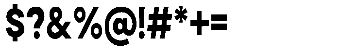 Noverion Sans Extra Bold Condensed Font OTHER CHARS