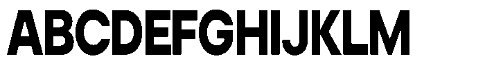 Noverion Sans Extra Bold Condensed Font UPPERCASE