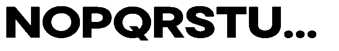 Noverion Sans Extra Bold Expanded Font UPPERCASE