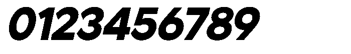 Noverion Sans Extra Bold Slanted Font OTHER CHARS