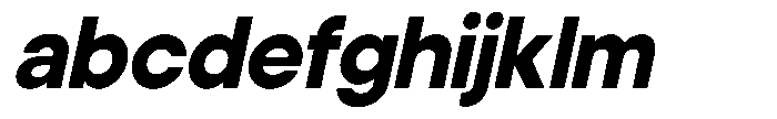 Noverion Sans Extra Bold Slanted FONT