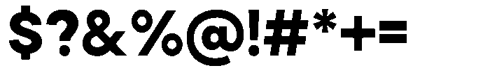 Noverion Sans Extra Bold Font OTHER CHARS
