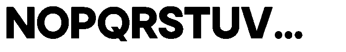 Noverion Sans Extra Bold Font UPPERCASE
