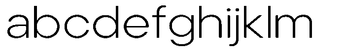 Noverion Sans Extra Light Expanded FONT