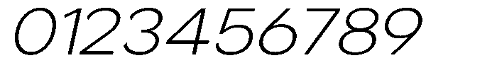 Noverion Sans Extra Light Slanted Expanded Font OTHER CHARS