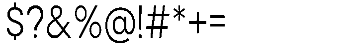 Noverion Sans Light Condensed Font OTHER CHARS