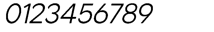 Noverion Sans Light Slanted Font OTHER CHARS