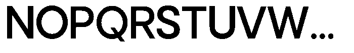 Noverion Sans Medium Font UPPERCASE