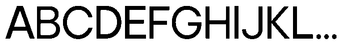 Noverion Sans Regular Font UPPERCASE
