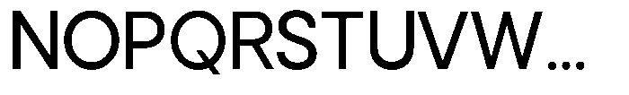 Noverion Sans Regular Font UPPERCASE