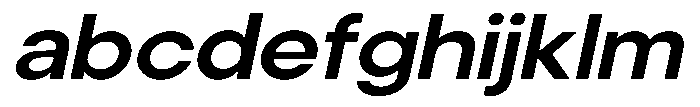 Noverion Sans Semi Bold Slanted Expanded FONT