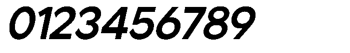Noverion Sans Semi Bold Slanted Font OTHER CHARS