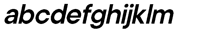 Noverion Sans Semi Bold Slanted FONT
