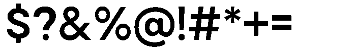 Noverion Sans Semi Bold Font OTHER CHARS