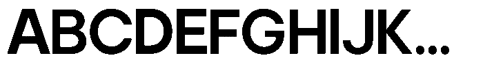 Noverion Sans Semi Bold Font UPPERCASE