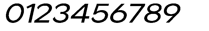 Noverion Sans Slanted Expanded Font OTHER CHARS