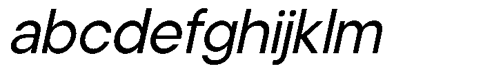 Noverion Sans Slanted FONT