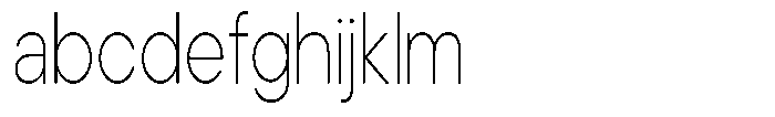 Noverion Sans Thin Condensed FONT