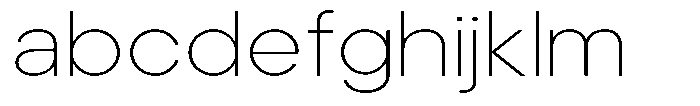 Noverion Sans Thin Expanded FONT