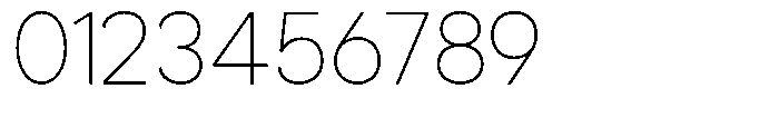 Noverion Sans Thin Font OTHER CHARS