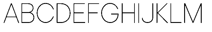Noverion Sans Thin Font UPPERCASE