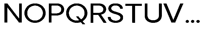 Noverion Sans Variable Thin Font UPPERCASE
