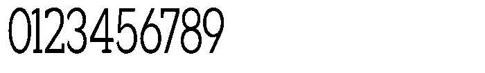Noverion Slab Light Condensed Font OTHER CHARS