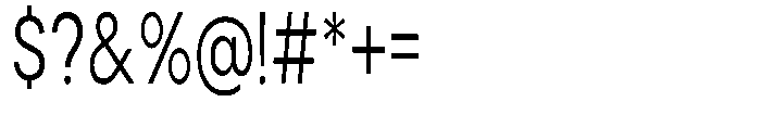 Noverion Slab Light Condensed Font OTHER CHARS