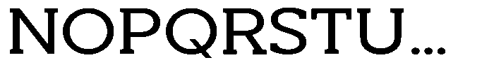 Noverion Slab Variable Black Font UPPERCASE