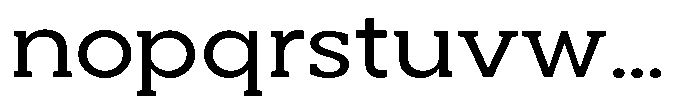 Noverion Slab Variable Black Font LOWERCASE