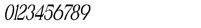 Noveris Forma Condensed Slant Font OTHER CHARS