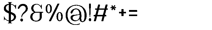 Noveris Forma Regular Font OTHER CHARS