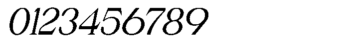 Noveris Forma Slant Font OTHER CHARS