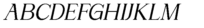 Noveris Forma Slant Font UPPERCASE