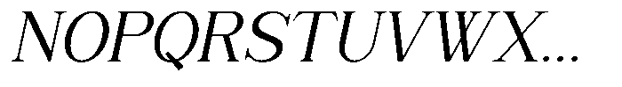Noveris Forma Slant Font UPPERCASE