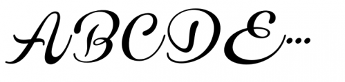 Novety Script Italic Bold Font UPPERCASE