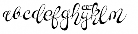 Novety Script Italic Font LOWERCASE