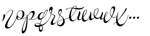 Novety Script Italic Font LOWERCASE