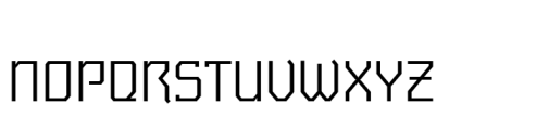 Novice EF Regular Ext Font UPPERCASE
