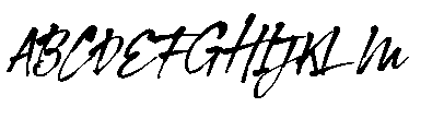 Novigirl brush Regular Font UPPERCASE