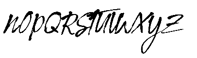 Novigirl brush Regular Font UPPERCASE