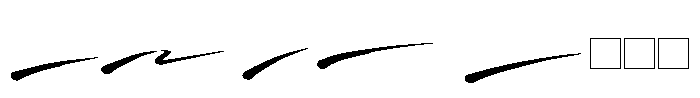 Novigirl brush Swash Regular Font LOWERCASE