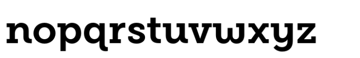 Novus Bold Font LOWERCASE