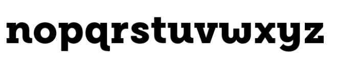 Novus Heavy Font LOWERCASE