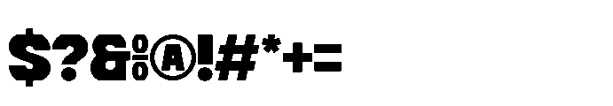 Now Breaks Regular Font OTHER CHARS