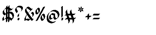 Nowdart Bleed Nowdart Regular Font OTHER CHARS