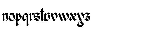 Nowdart Bleed Nowdart Rounded Regular Font LOWERCASE