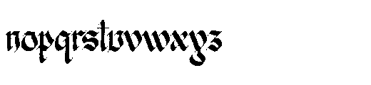 Nowdart Bleed Regular Font LOWERCASE