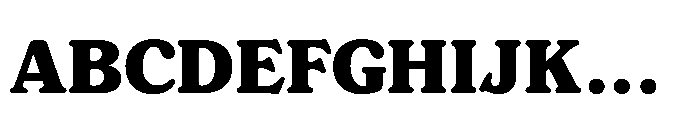 Nowstalgic Alt Black Font UPPERCASE